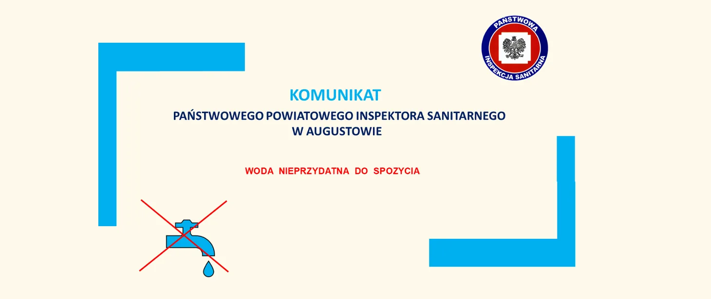 Pogorszenie jakości wody – Wodociąg Augustów